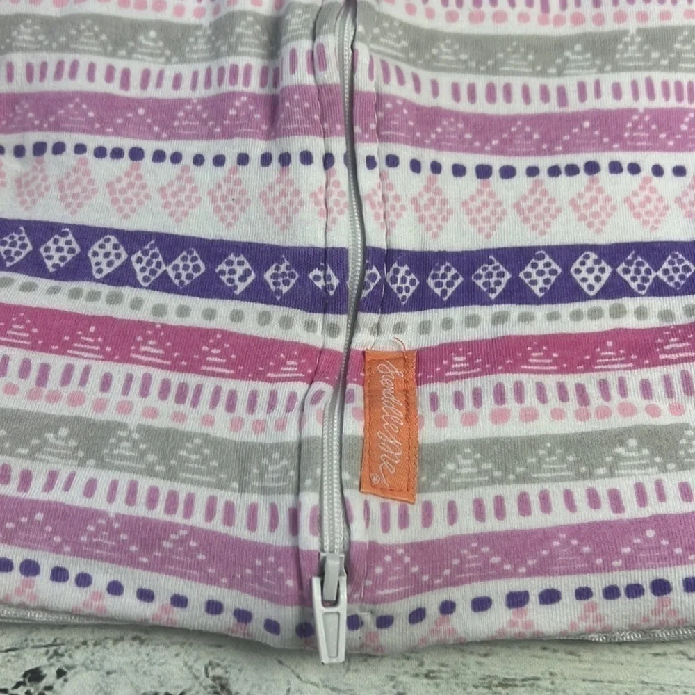 SwaddleMe Room To Grow With Purple/Pink-Grey Color Swaddle Size S/M to 0-6 mos